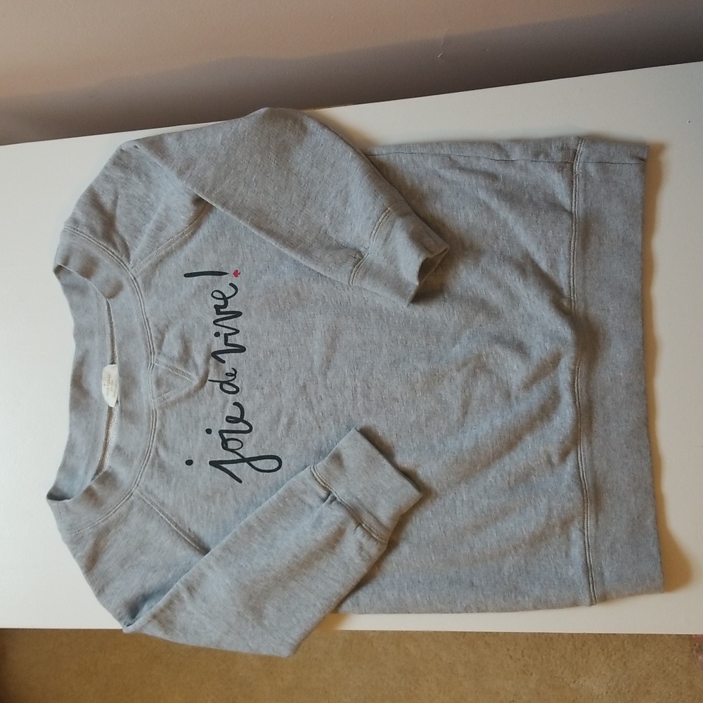 Kate Spade "Joie de "Vive" Sweatshirt XS